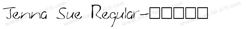 Jenna Sue Regular字体转换